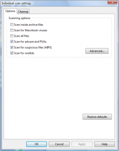 Sophos - Scans Menu - Setup and new scan - Configure this scan.png