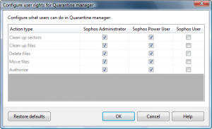 Sophos - Configure - User rights for Quarantine manager.png