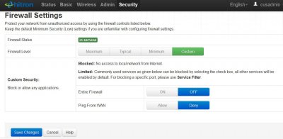 heerlijkheid Verplicht microscopisch Can I change my router firewall settings | Wilders Security Forums