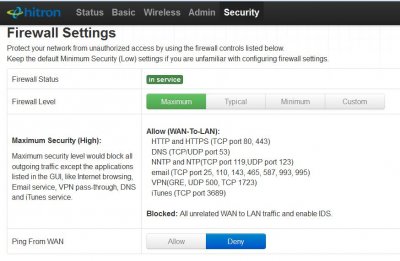 heerlijkheid Verplicht microscopisch Can I change my router firewall settings | Wilders Security Forums
