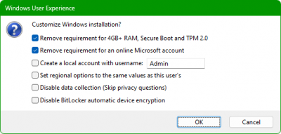 Rufus - Bypassing Windows 11 System Requirements 02.png