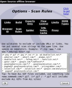 Httrack scan rules.jpg