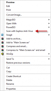 Sophos - Configure - Right-click scan - Scan with Sophos Anti-Virus.png
