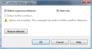 Sophos - Configure - HIPS runtime behaviour analysis.png