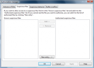 Sophos - Configure - Authorization manager - Suspicious files.png