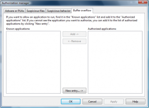 Sophos - Configure - Authorization manager - Buffer overflow.png