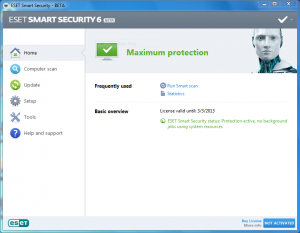 Eset Beta Home Screen.PNG